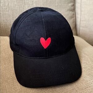Love Your Melon Navy Cap With Red Heart New Without Tags